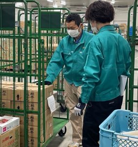 甲府青果 山梨 青果 仲卸 甲府 山梨 地元 野菜 果物 採用 マイナビ 2022 就活 会社説明会 説明会 先輩社員 先輩 内定者 内定者交流会 現場体験 社内見学