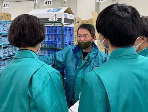 甲府青果 山梨 青果 仲卸 甲府 山梨 地元 野菜 果物 採用 マイナビ 2022 就活 会社説明会 説明会 先輩社員 先輩 内定者 内定者交流会 現場体験 社内見学